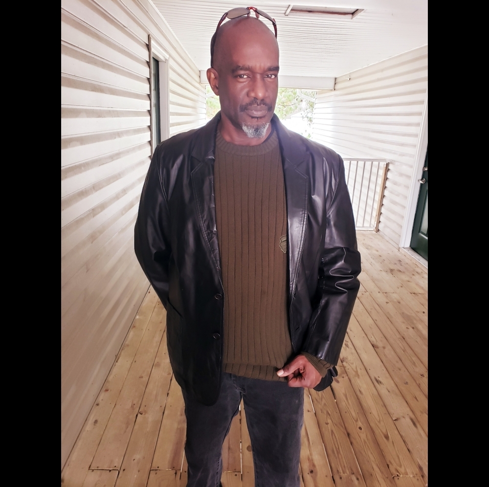 SOLD                                       Men's Vintage Leather Blazer Jacket
